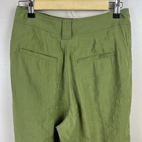 Anthropologie Olive Wide Leg Pants - Picture 8 of 11